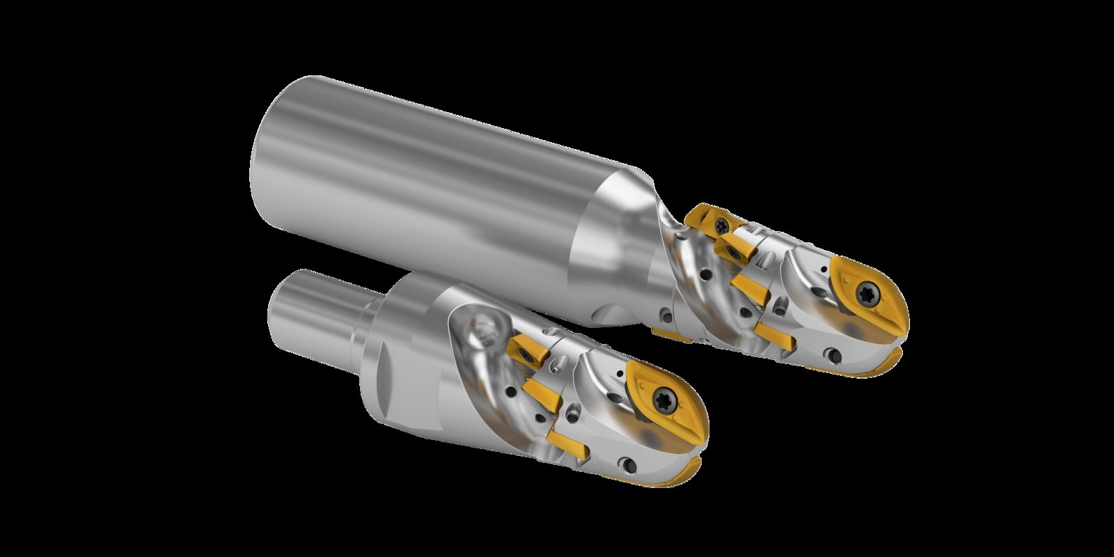 Tapered Ballnose Cutters - 2-Cutting-edge single-sided inserts ...